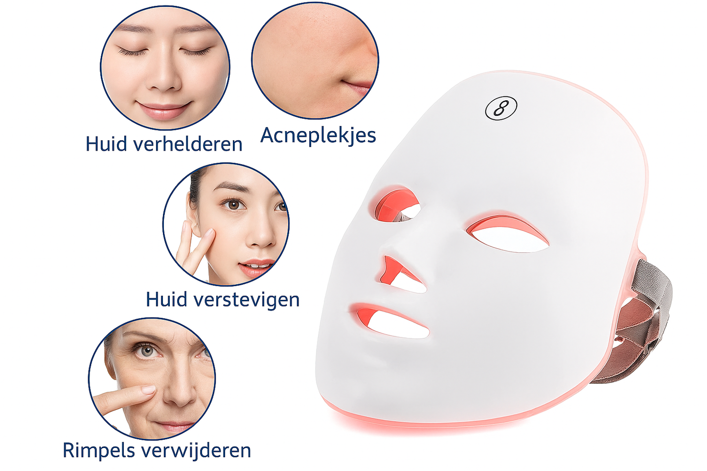 LumiGlow Pro LED Gezichtsmasker